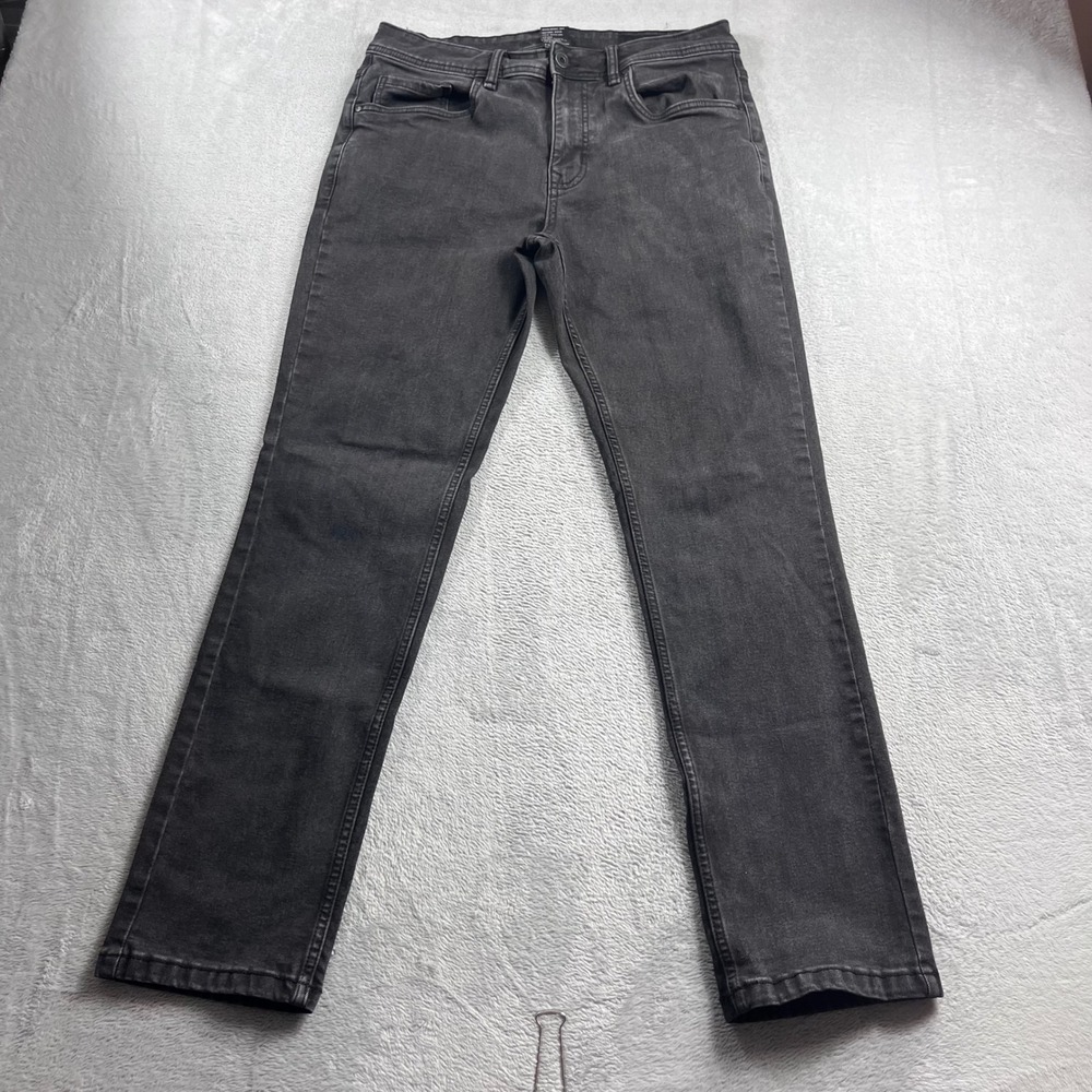 The Perfect Jean NYC Slim Thick Charcoal Black Jeans Mens 32x32